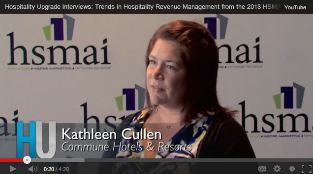 Hospitality Upgrade interviews industry experts at HSMAI ROC 2013 to gain insight into the top trends in revenue management